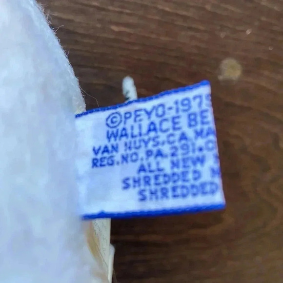 Ganz Bros |  Vintage Smurf Stuffy - Peyo 1979 - Picture 4 of 6